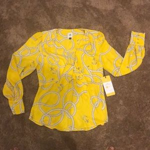 Cabi Reed Knot Blouse -small